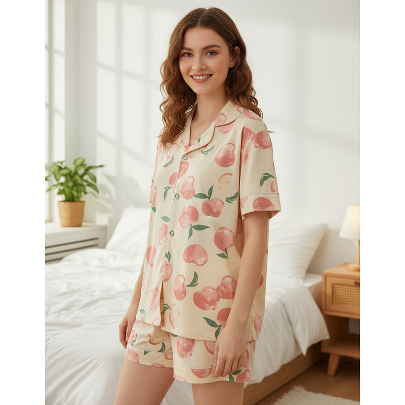 Pijama Corto Stitch - Snoopy - Patricio Bob Esponja Y Varios