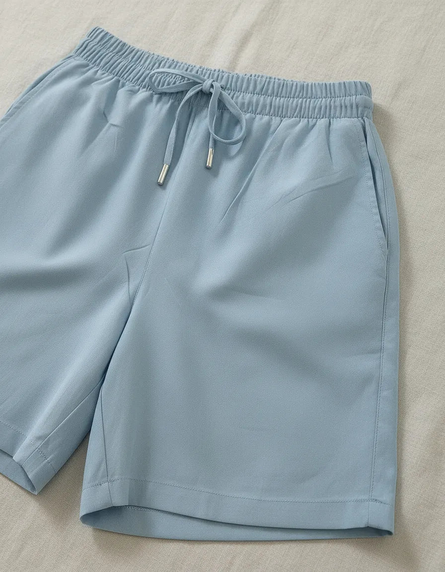 Short Bermuda De  Dama Con Bolsillos Tela Fina  Uniteduy