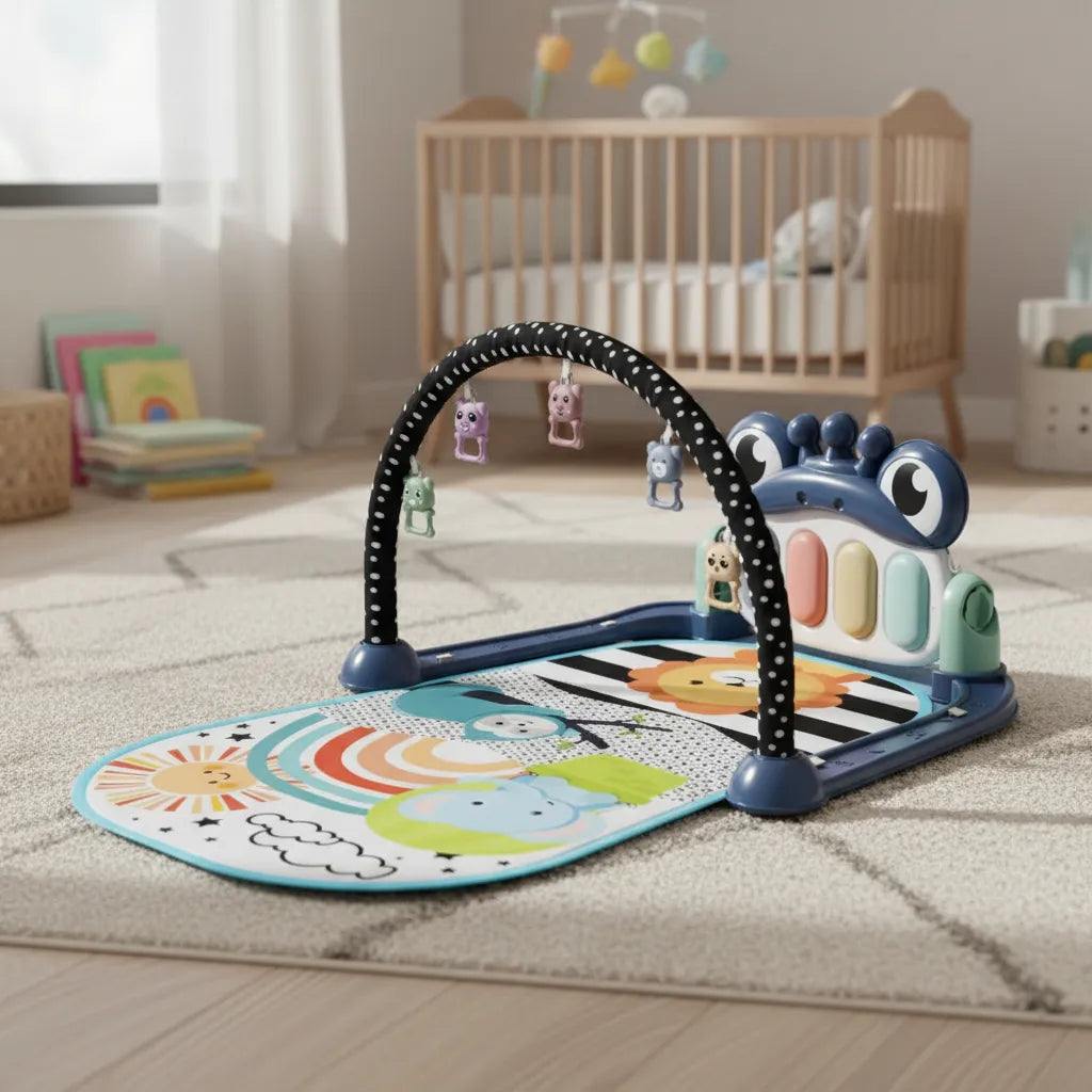 Gimnasio Alfombra Musical E Interactivo Con Piano Uniteduy