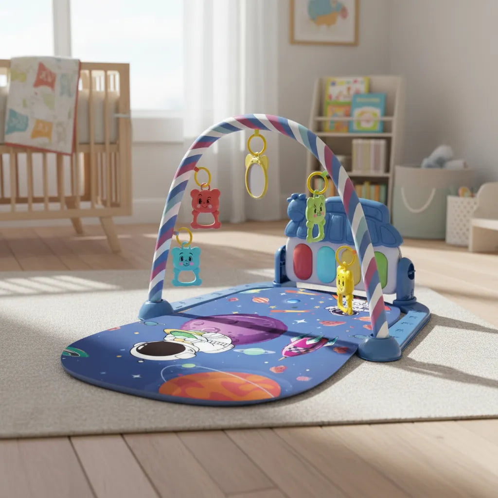 Gimnasio Alfombra Musical E Interactivo Con Piano Uniteduy